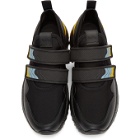 Coach 1941 Black C143 Two Strap Runner Sneakers