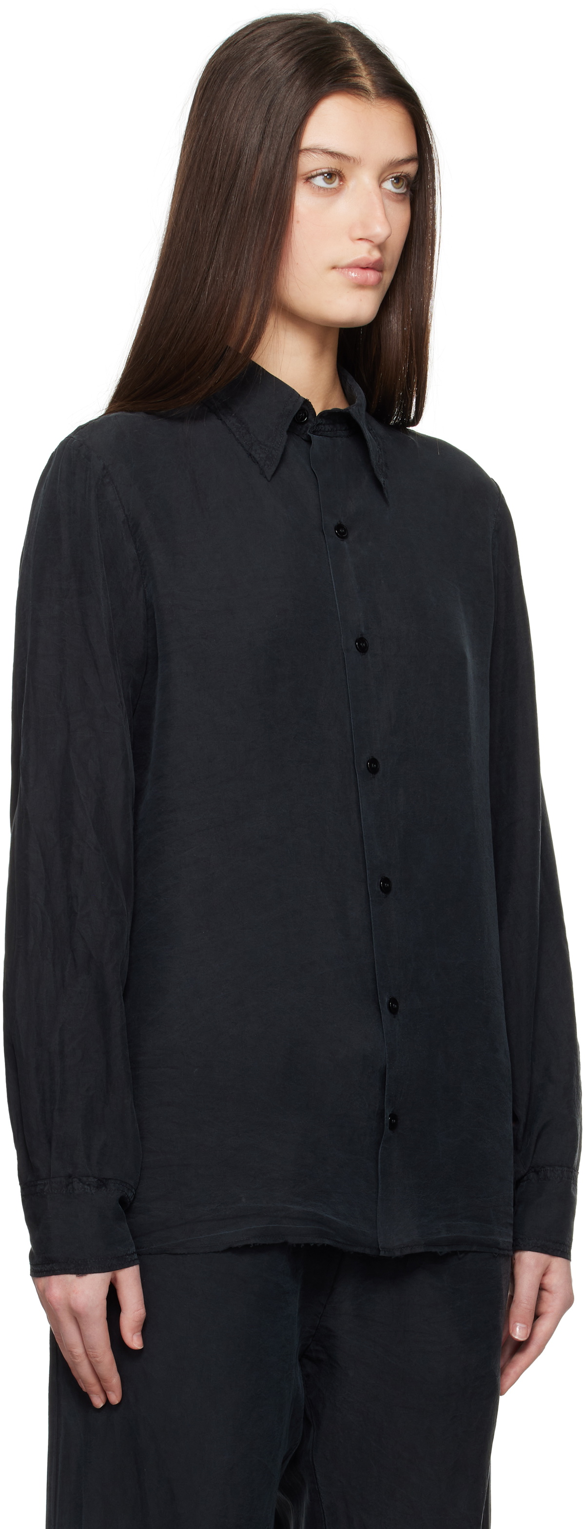 Gabriela Coll Garments Black No.197 Shirt