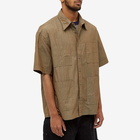 FrizmWORKS Men's Short Sleeve Oversized Shirt in Olive