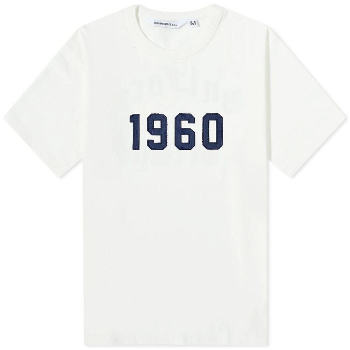 Photo: Uniform Bridge Men's 1960 T-Shirt in Off White