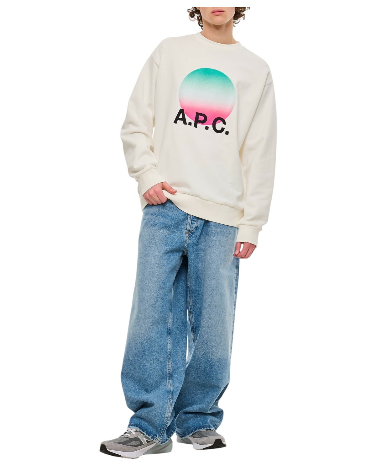 スウェット・トレーナー A.P.C. SUNSET CREWNECK COTTON SWEATSHIRT A.P.C. Sunset Crewneck Cotton Sweatshirt A.P.C.