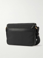 TOM FORD - Leather-Trimmed Recycled-Nylon Messenger Bag