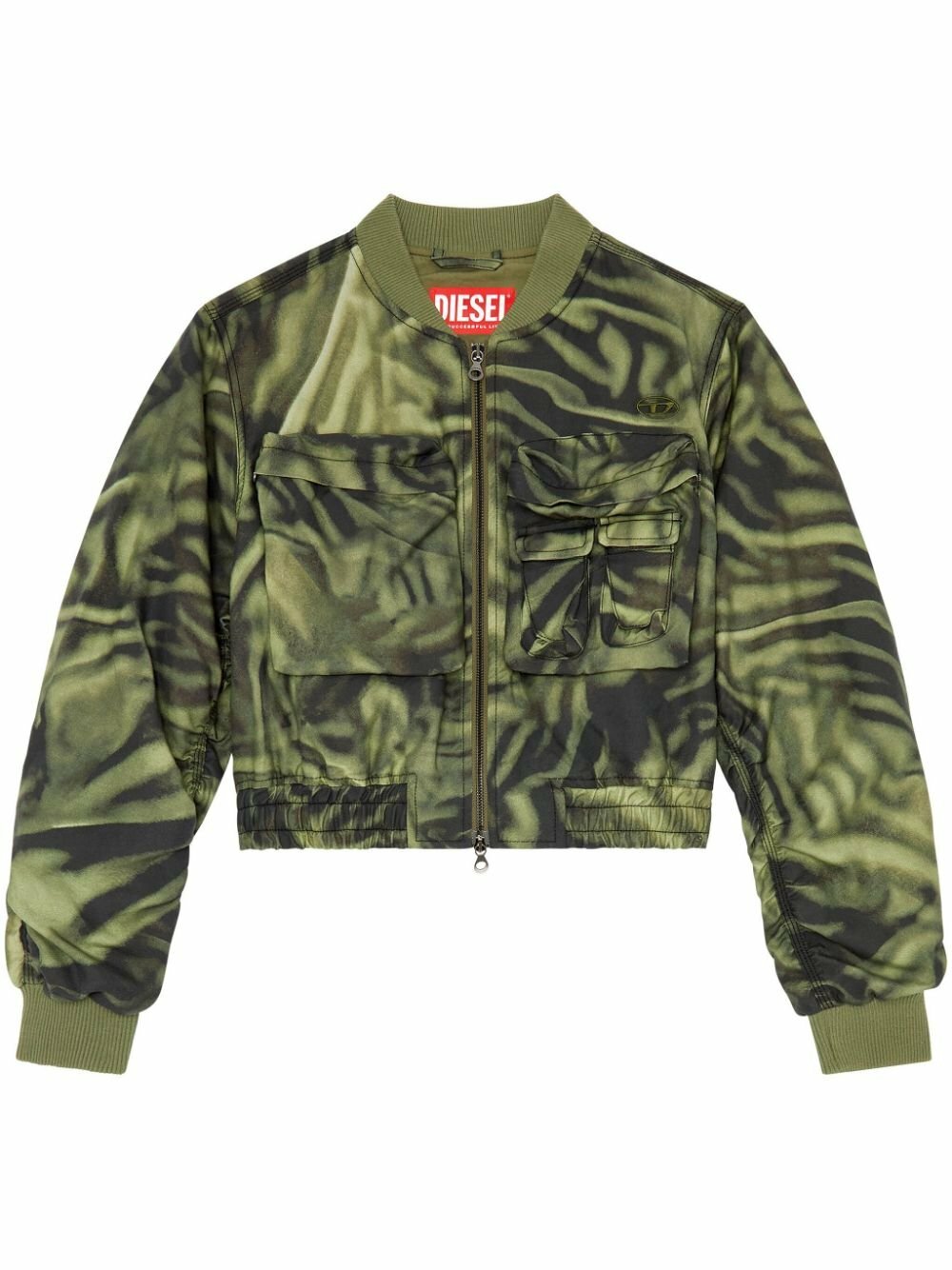 Diesel Green W-Trodd-Psy Jacket Diesel