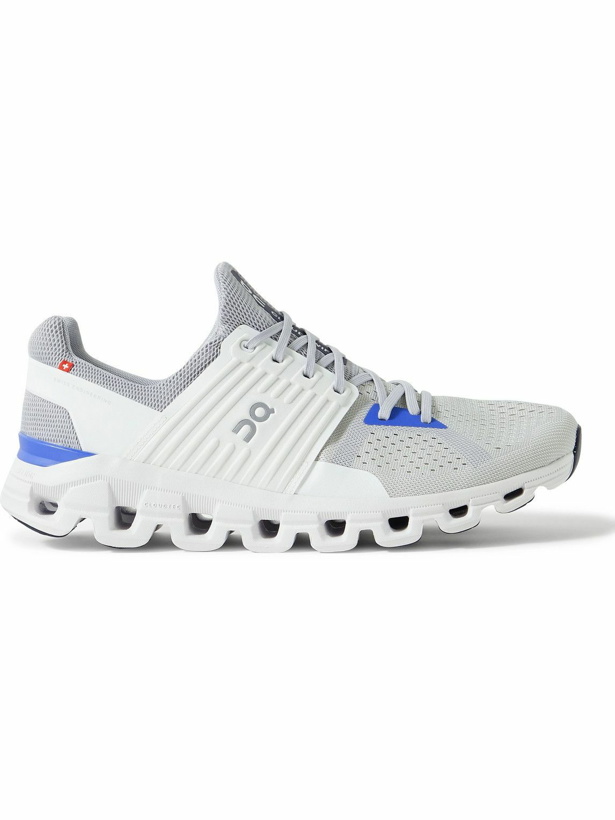 Photo: ON - Cloudswift TPU-Trimmed Mesh Running Sneakers - White