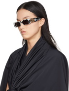 Balenciaga Black & White Dynasty Sunglasses