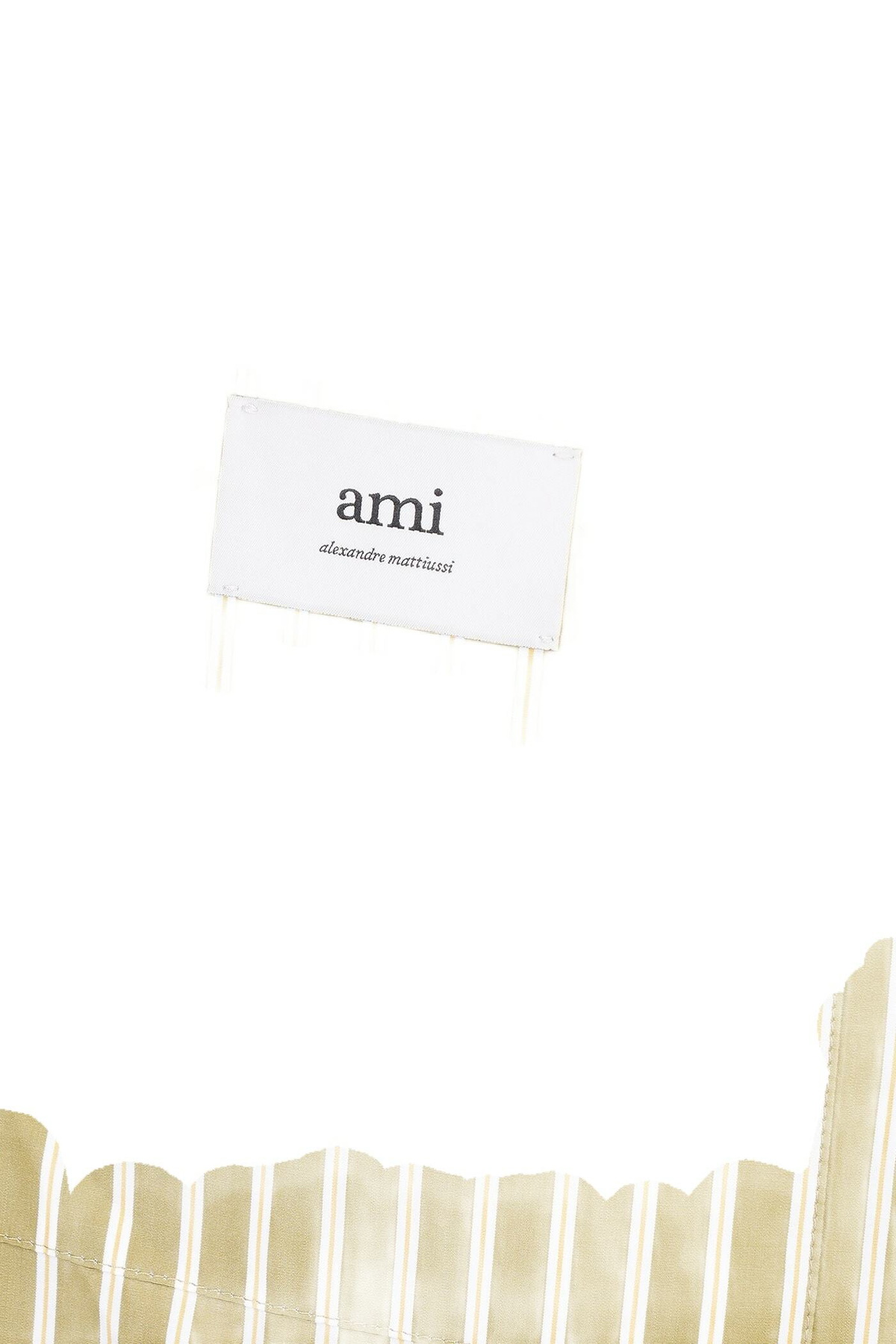 Ami Alexandre Mattiussi Shorts In Green Cotton
