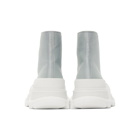 Alexander McQueen SSENSE Exclusive Grey Tread Slick Sneaker Boots