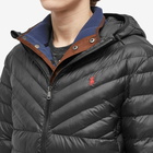 Polo Ralph Lauren Men's Terra Chevron Insulated Hooded Jacket in Polo Black