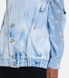 Alessandra Rich Denim vest