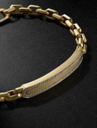 David Yurman - Streamline® 18-Karat Gold Diamond ID Bracelet - Gold