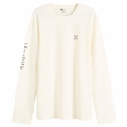 Haglöfs Men's Long Sleeve Brand T-Shirt in Soft White