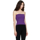 FLORE FLORE Purple Bes Bandeau Top
