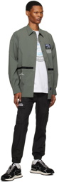 AAPE by A Bathing Ape Khaki Holographic Patch Shirt