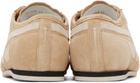 TOM FORD Beige Perforated Suede Brook Sneakers
