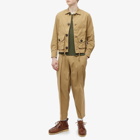Monitaly Men's Type A Military Service Jacket in Vancloth Oxford Khaki