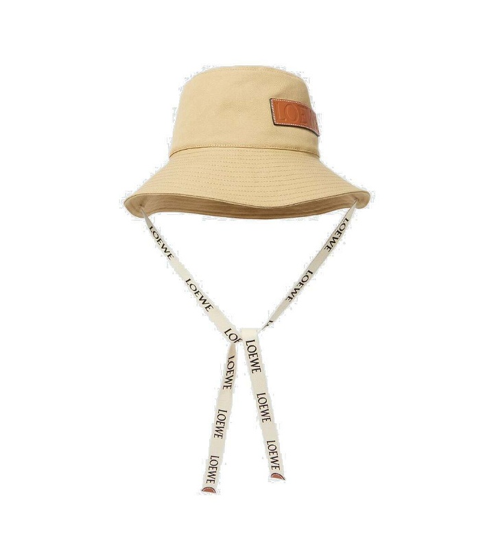 Photo: Loewe Paula's Ibiza leather-trimmed canvas bucket hat