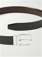 Anderson's - 3.5cm Reversible Leather Belt - Black