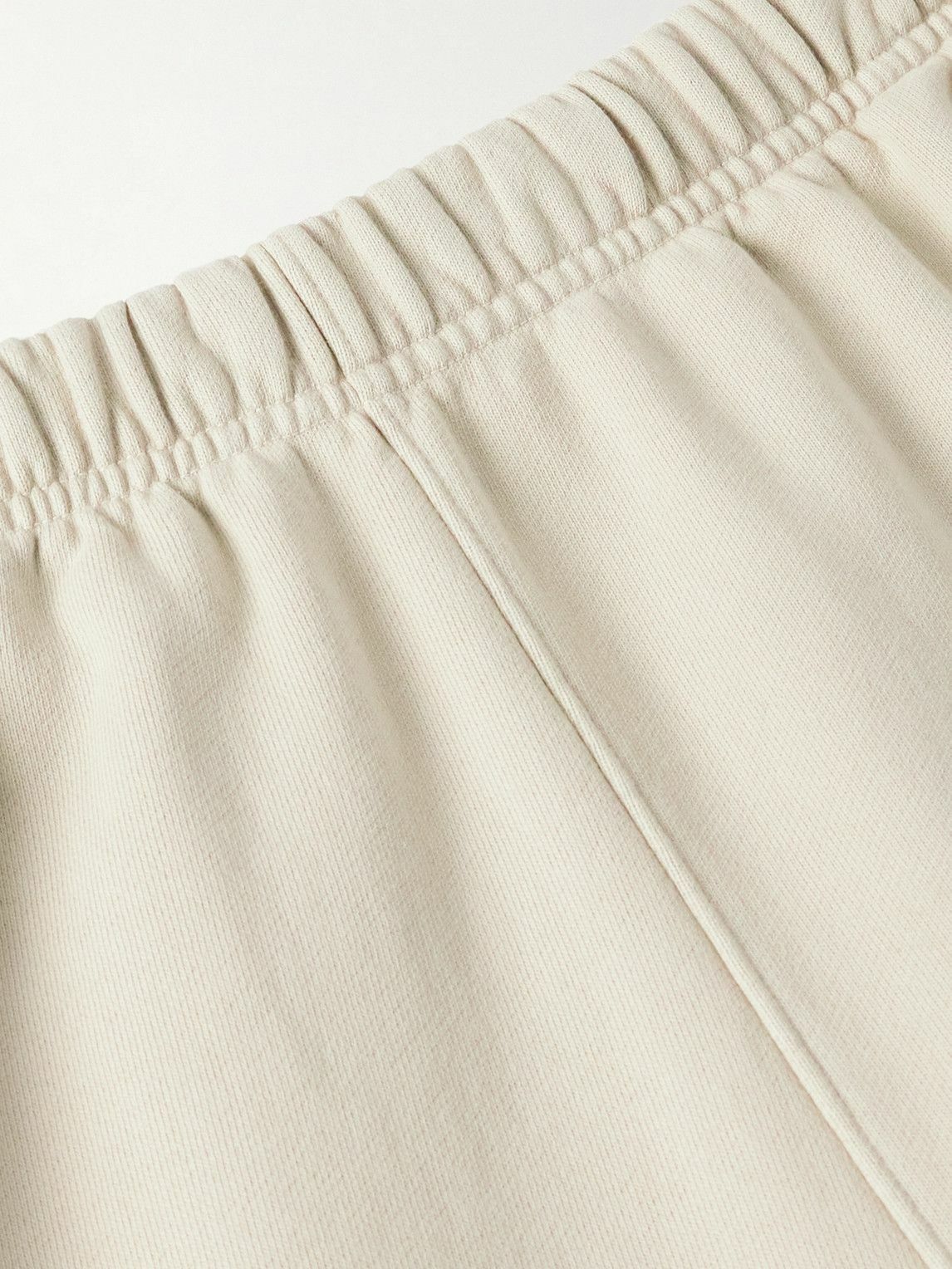 Gallery Dept. - Team Dept Tapered Embroidered Printed Cotton-Jersey Sweatpants - Neutrals