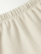 Gallery Dept. - Team Dept Tapered Embroidered Printed Cotton-Jersey Sweatpants - Neutrals