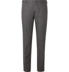 Paul Smith - Charcoal Slim-Fit Puppytooth Wool Suit Trousers - Gray