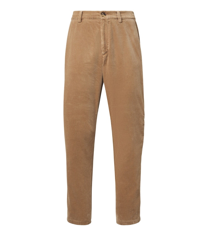 Photo: Brunello Cucinelli Cotton corduroy straight pants
