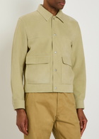 Frame Suede Jacket Light Green