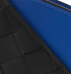 Bottega Veneta - Colour-Block Intrecciato Leather Billfold Wallet - Black