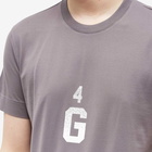 Givenchy Men's 4G Front & Back Logo T-Shirt in Quartz Grey