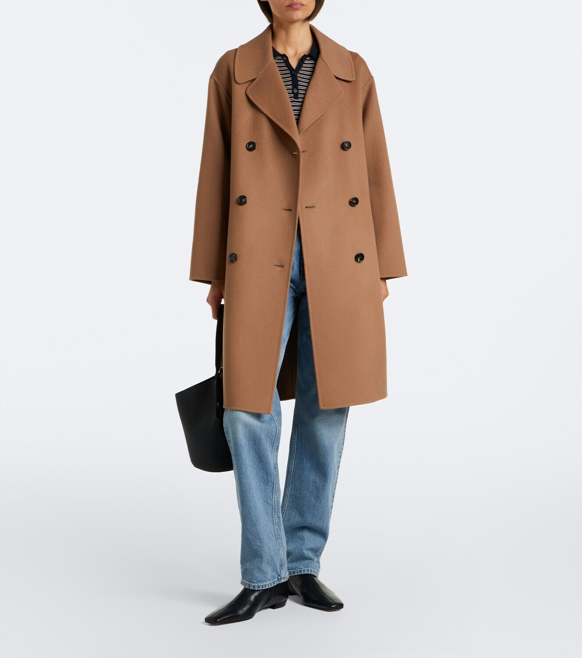 'S Max Mara Double-breasted virgin wool coat
