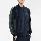 Needles Men's Velour Track Jacket in Navy