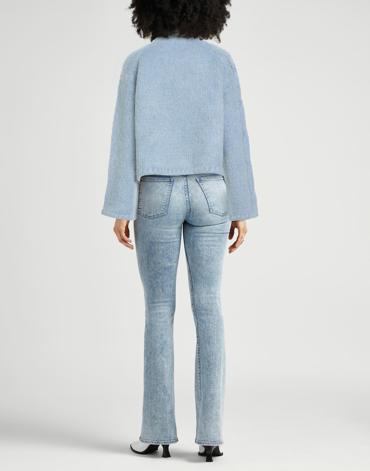 Jw Anderson Womens Sweater in Light blue
