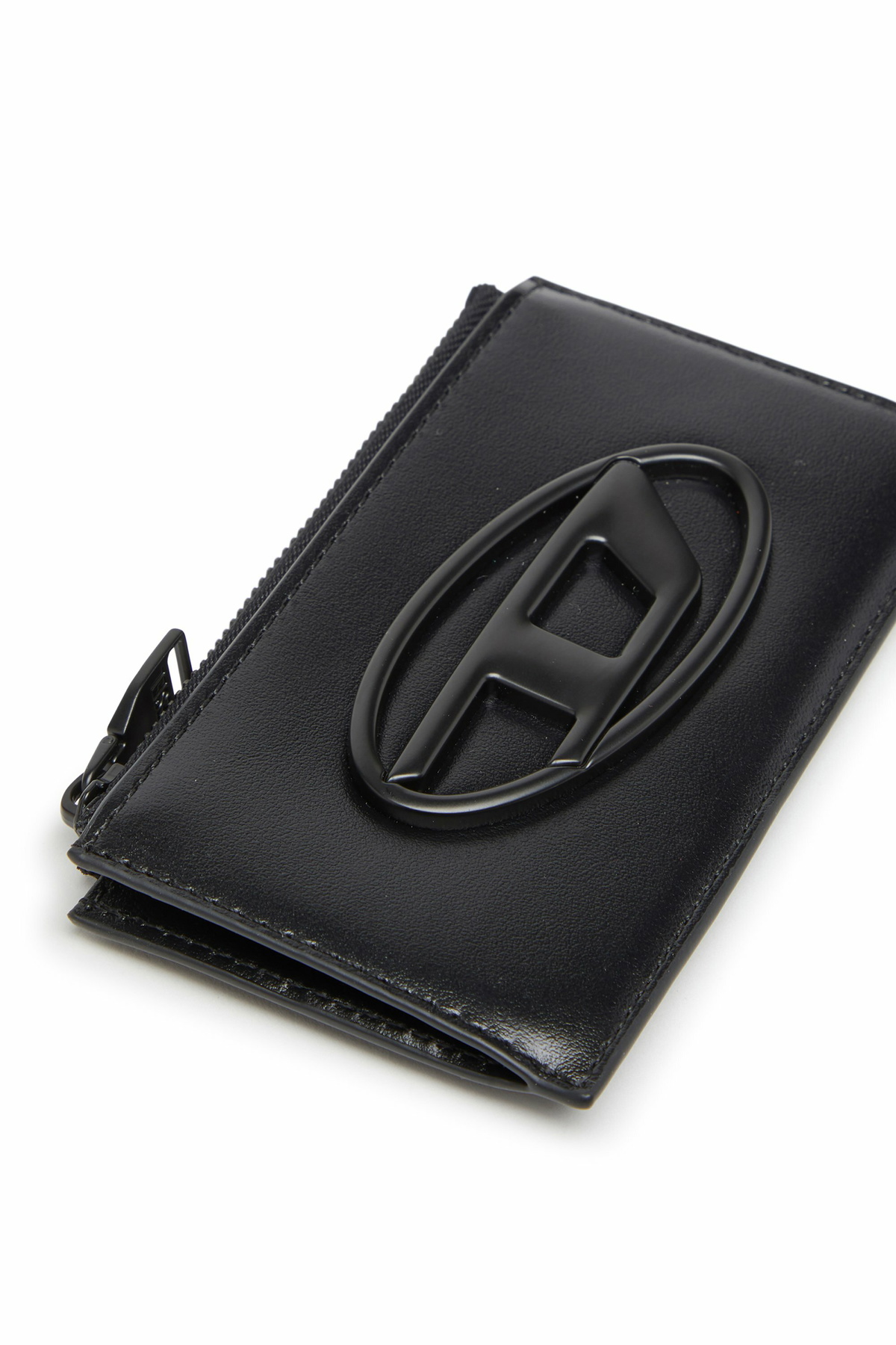 Diesel Leather card holder - Small Wallets Mens in Black
