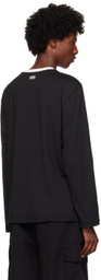 Kijun Black Football Long Sleeve T-Shirt