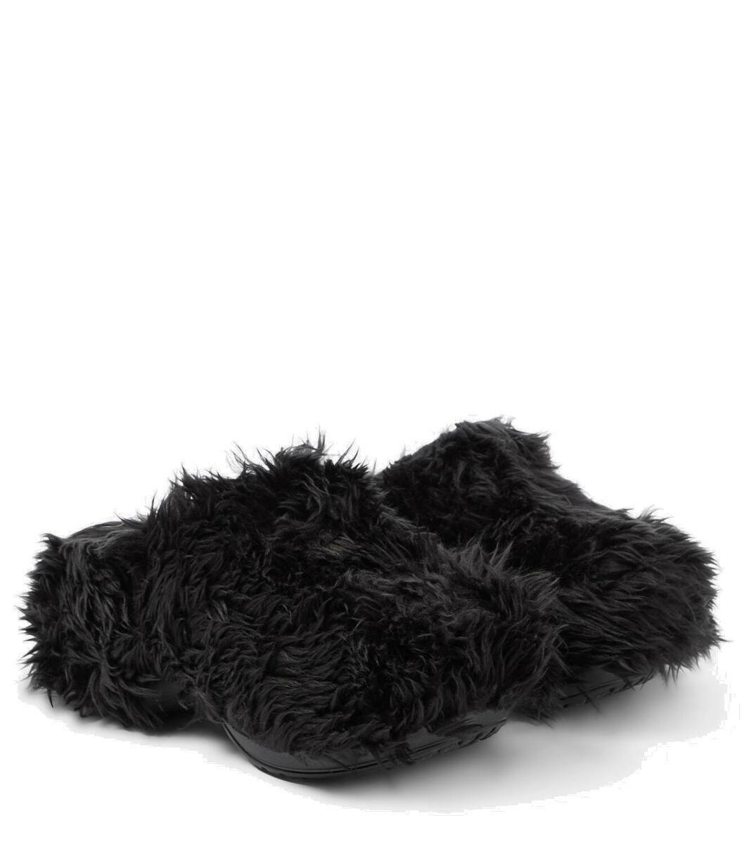 Photo: Balenciaga x Crocs™ faux fur slides