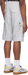 Carhartt Work In Progress Gray Regular Cargo Shorts