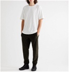 Fendi - Tapered Logo-Jacquard Cotton-Blend Velour Sweatpants - Green