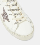 Golden Goose Hi Star glitter leather sneakers