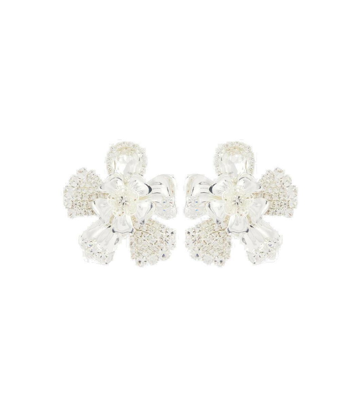 Photo: Magda Butrym Floral crystal-embellished earrings