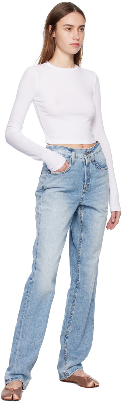 COTTON CITIZEN White Verona Long Sleeve T-Shirt