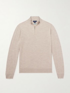 Peter Millar - Excursionist Flex Merino Wool-Blend Half-Zip Sweater - Neutrals