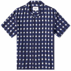 Wax London Men's Didcot Iggy Ikat Vacation Shirt in Navy