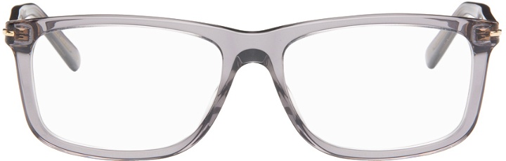 Photo: Gucci Gray Rectangular Glasses