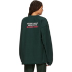 Vetements Green Inside-Out Graphic Long Sleeve T-Shirt