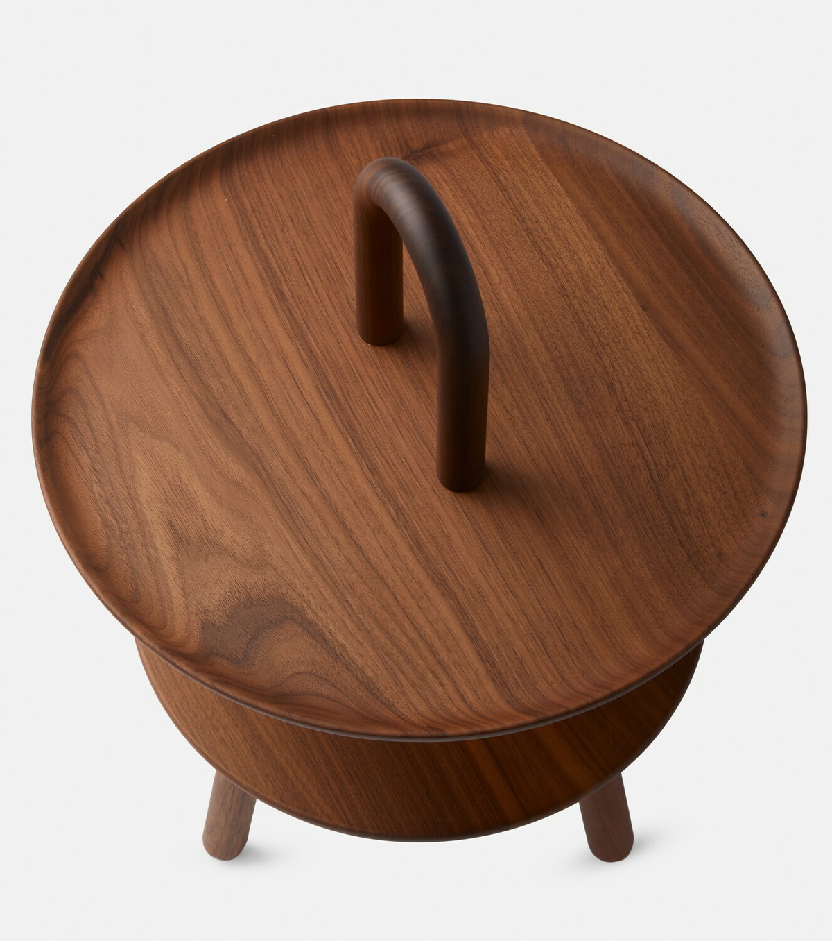Cassina Réaction Poétique walnut side table by Jaime Hayon