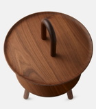 Cassina Réaction Poétique walnut side table by Jaime Hayon