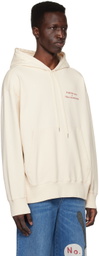 Stella McCartney Beige Yoshitomo Nara Edition 'Stop the Bombs' Hoodie