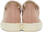 Rick Owens DRKSHDW Pink Low Sneakers