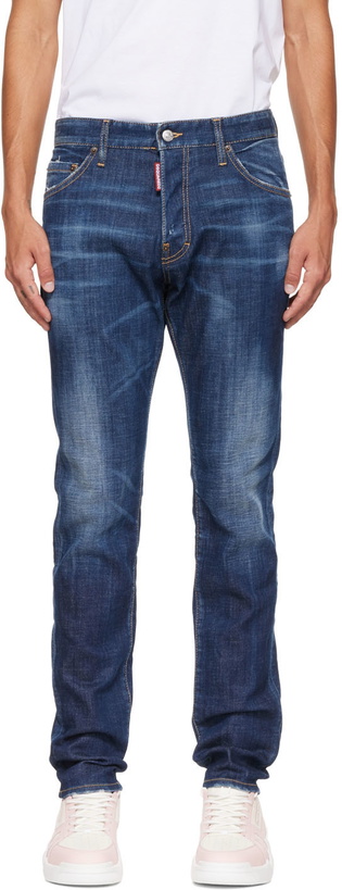 Photo: Dsquared2 Blue Faded Cool Guy Jeans