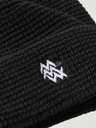 Manresa - Logo-Embroidered Waffle-Knit Wool Beanie