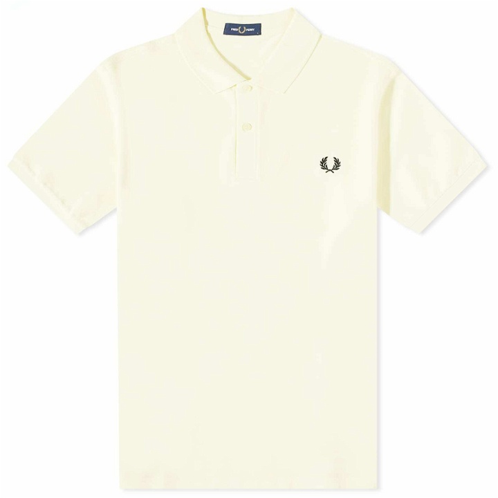 Photo: Fred Perry Authentic Men's Slim Fit Plain Polo Shirt in Wax Yellow